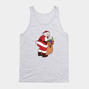 Santa with his bag Tank Top